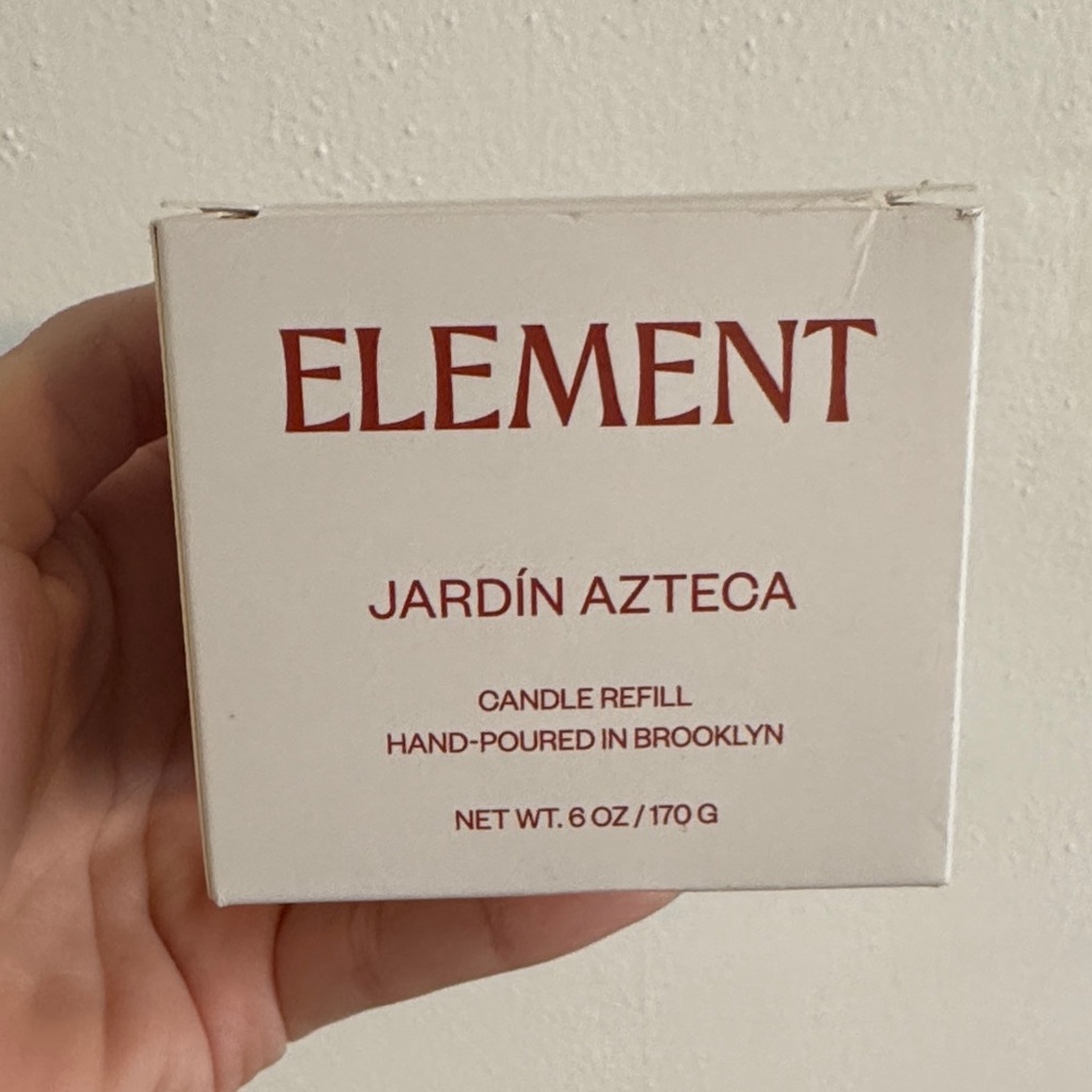 NIB Element Brooklyn Jardin Azteca candle refill//FREE with $50+ bundles